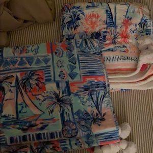 Set of two Lilly Pulitzer Beach Towels